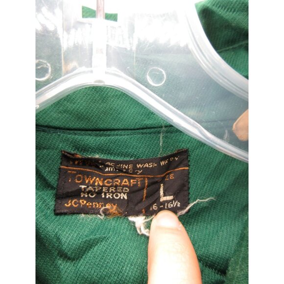 VINTAGE Towncraft Shirt Large JC Penney 70s Disco Leisure Flashy * - Picture 9 of 10